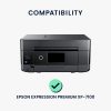 Kryt Kwmobile pro tiskárnu Epson Expression Premium XP-7100, světle šedý, textil, KWM0000192E002C