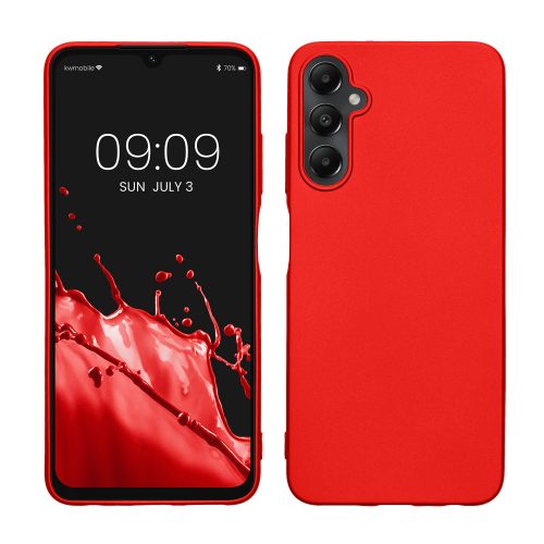 Pouzdro Kwmobile pro Samsung Galaxy A05s, červené, silikonové, KWM000021NA003C