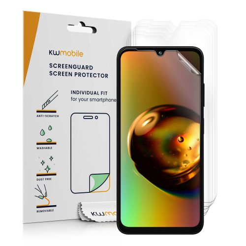 Sada 6 ks ochranných fólií Kwmobile pro Samsung Galaxy A05s, průhledné, plastové, KWM000021NI001C