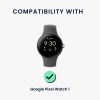 Dokovací stojan Kwmobile pro hodinky Google Pixel Watch, bílý, silikon, KWM0000257C002C