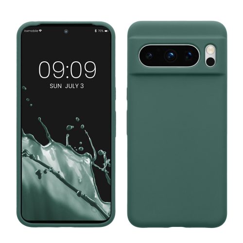 Pouzdro Kwmobile pro Google Pixel 8 Pro, zelené, silikonové, KWM0000208G034C