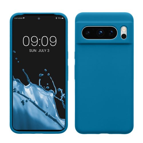 Pouzdro Kwmobile pro Google Pixel 8 Pro, modré, silikonové, KWM0000208G035C