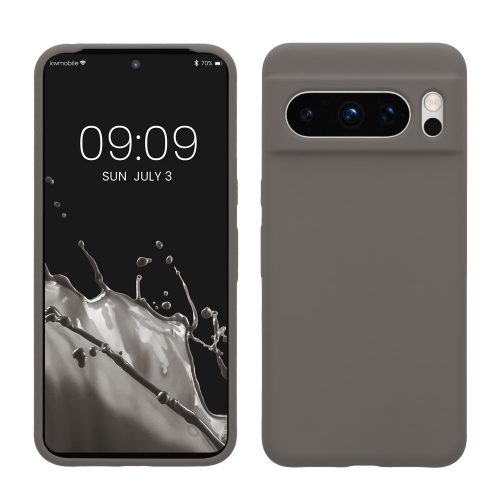 Pouzdro Kwmobile pro Google Pixel 8 Pro, šedé, silikonové, KWM0000208G038C