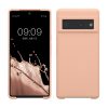 Pouzdro Kwmobile pro Google Pixel 6 Pro, krémové, silikonové, KWM000013OI045C