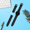 Sada 2 řemínků Kwmobile pro Xiaomi Mi Watch Color Sport/S1 Active, černá, silikonová, KWM000016JX005C