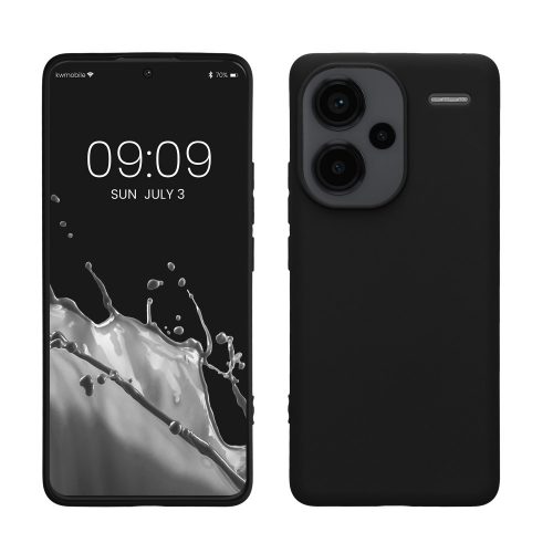 Kryt Kwmobile pro Xiaomi Redmi Note 13 Pro Plus 5G, černý, silikon, KWM000020KI001C