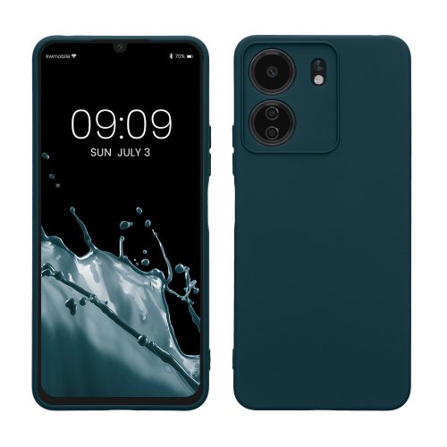 Pouzdro Kwmobile pro Xiaomi Poco C65/Redmi 13C, zelené, silikonové, KWM000020KN004C