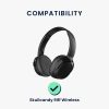 Sada 2 ušních polštářků Kwmobile pro Skullcandy Riff Wireless, černá, ekokůže, KWM0000257V001C