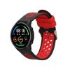 Řemínek Kwmobile pro Xiaomi Mi Watch Color Sport/S1 Active, černá/červená, silikon, KWM0000258B001C