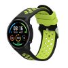 Řemínek Kwmobile pro Xiaomi Mi Watch/Mi Watch Color Sport, černá/zelená, silikon, KWM0000258C002C