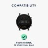 Řemínek Kwmobile pro Xiaomi Mi Watch/Mi Watch Color Sport, černá/zelená, silikon, KWM0000258C002C