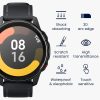 Sada 2 ks ochranných fólií Kwmobile pro Xiaomi Mi Watch/Mi Watch Color Sport, Transparent/Black, Polymer, KWM0000258D001C