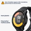 Sada 2 ks ochranných fólií Kwmobile pro Xiaomi Mi Watch/Mi Watch Color Sport, Transparent/Black, Polymer, KWM0000258D001C