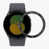 Rám ciferníku Kwmobile pro Samsung Galaxy Watch 5, černý/stříbrný, hliník, KWM0000258Z001C