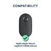 Pouzdro na myš Kwmobile pro Apple Magic Mouse, černé, silikonové, KWM0000259K001C