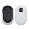 Pouzdro na myš Kwmobile pro Apple Magic Mouse, bílé, silikonové, KWM0000259K002C