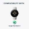 Dokovací stojan Kwmobile pro hodinky Google Pixel Watch 2, černý, silikon, KWM0000259O001C