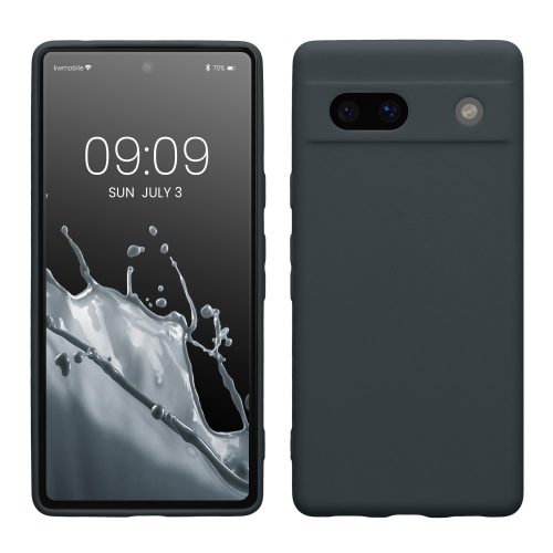 Pouzdro Kwmobile pro Google Pixel 7a, tmavě šedé, silikonové, KWM000019YF019C