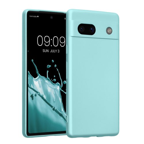 Pouzdro Kwmobile pro Google Pixel 7a, světle zelené, silikonové, KWM000019YG007C