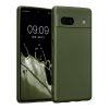 Pouzdro Kwmobile pro Google Pixel 7a, tmavě zelené, silikonové, KWM000019YG008C