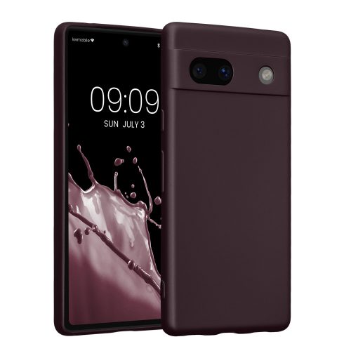 Pouzdro Kwmobile pro Google Pixel 7a, vínové, silikonové, KWM000019YG009C