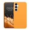 Pouzdro Kwmobile pro Samsung Galaxy A35, oranžové, silikonové, KWM000021PA007C