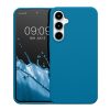 Pouzdro Kwmobile pro Samsung Galaxy A35, modré, silikonové, KWM000021PA018C