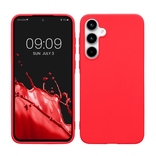 Pouzdro Kwmobile pro Samsung Galaxy A35, růžové, silikonové, KWM000021PB004C