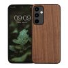 Pouzdro Kwmobile pro Samsung Galaxy A35, hnědé, dřevo, KWM000021PE001C