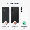 Sada 3 ks ochranných fólií Kwmobile pro Samsung Galaxy A35, transparentní, plast, KWM000021PF001C