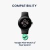 Řemínek Kwmobile pro Google Pixel Watch 2/Pixel Watch, stříbrný, ocelový, KWM000025AC001C