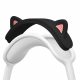 Pouzdro Kwmobile pro Apple AirPods Max, černé/růžové, silikonové, KWM000025AD002C