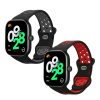 Sada 2 řemínků Kwmobile pro Xiaomi Redmi Watch 4, vícebarevné, silikonové, KWM000025BB001C