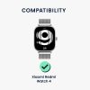 Sada 2 ks ochranných fólií Kwmobile pro Xiaomi Redmi Watch 4, transparentní/černá, polymer, KWM000025BC001C