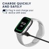 Kwmobile USB nabíjecí kabel pro Xiaomi Redmi Watch 4 / Watch 3 Active / Watch 3 Lite, černý, plastový, KWM000025BD001C