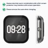 Sada 2 ks pouzder Kwmobile s bezpečnostním sklem pro Xiaomi Redmi Watch 4, Transparent, Plast, KWM000025BG001C