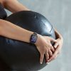 Sada 2 pouzder Kwmobile pro Amazfit Active, průhledná/černá, silikonová, KWM000025BI001C