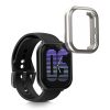 Sada 2 pouzder Kwmobile pro Amazfit Active, černá/stříbrná, silikonová, KWM000025BI002C