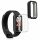 Sada 2 pouzder Kwmobile pro Xiaomi Smart Band 8 Active/Redmi Band 2, průhledná/černá, silikonová, KWM000025BJ001C