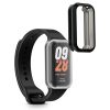 Sada 2 pouzder Kwmobile pro Xiaomi Smart Band 8 Active/Redmi Band 2, průhledná/černá, silikonová, KWM000025BJ001C