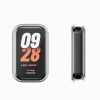 Sada 2 pouzder Kwmobile pro Xiaomi Smart Band 8 Active/Redmi Band 2, průhledná/černá, silikonová, KWM000025BJ001C