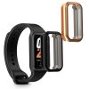 Sada 2 pouzder Kwmobile pro Xiaomi Smart Band 8 Active/Redmi Band 2, černá/zlatá, silikon, KWM000025BJ002C