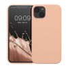 Kryt Kwmobile pro Apple iPhone 13, krémový, silikonový, KWM000013OV092C