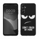 Pouzdro Kwmobile pro Samsung Galaxy A05s, černo/bílé, silikonové, KWM000021PY001C