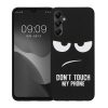 Pouzdro Kwmobile pro Samsung Galaxy A05s, černo/bílé, silikonové, KWM000021PY001C