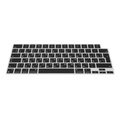 Kryt klávesnice Kwmobile pro Apple MacBook Pro M2 16" (2023)/MacBook Pro M3 16" (2023), černý, silikon, KWM000025BO001C