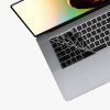 Kryt klávesnice Kwmobile pro Apple MacBook Air M2 (2022), černý, silikon, KWM000025BR001C