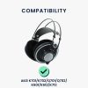 Sada 2 ks náušníků Kwmobile pro AKG K701/K702/Q702, černé, textilní, KWM000025BY001C