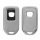 Kryt klíče od auta Kwmobile pro Honda 3 Buttons, stříbrný, silikon, KWM000025CM001C