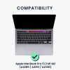 Nálepka na klávesnici Kwmobile pro Apple MacBook Pro M1 13" (2020)/MacBook Pro M2 13" (2022), vícebarevná, plast, KWM000025CR001C